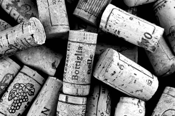 black and wwhite corks